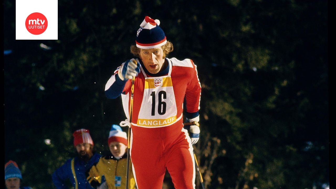 Magne Myrmo on poissa. Kuva Innsbruckin olympialaisista vuodelta 1976.