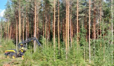 Tulevaisuuden visio: Metsäkone raportoi tehdystä työstä automaattisesti