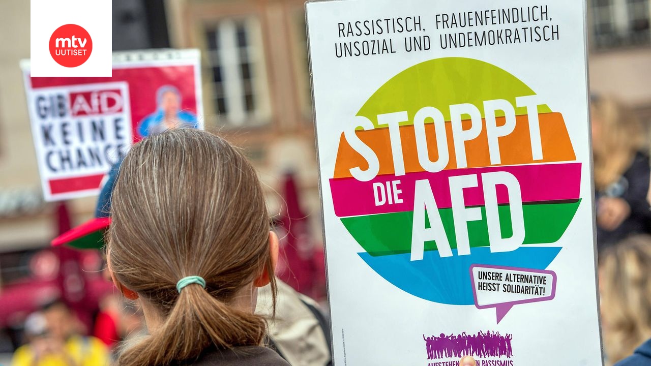 Arkistokuva mielenosoituksesta Saksasta toukokuulta 2024.