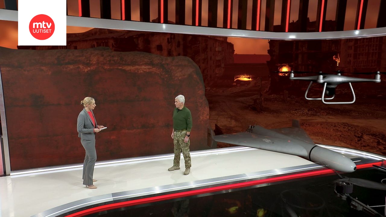 Näin droonit lennätettiin MTV:n studioon AR-tekniikalla
