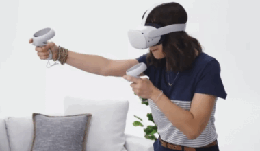 Oculus Quest 2 käytössä.