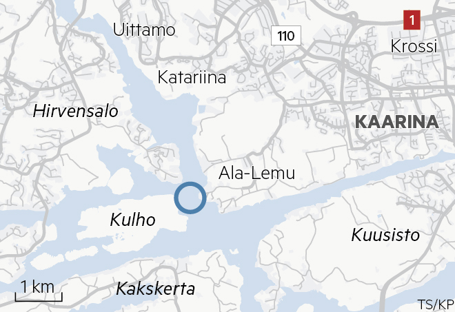 Hylje pinteessä rysässä Kaarinassa | Turun Sanomat