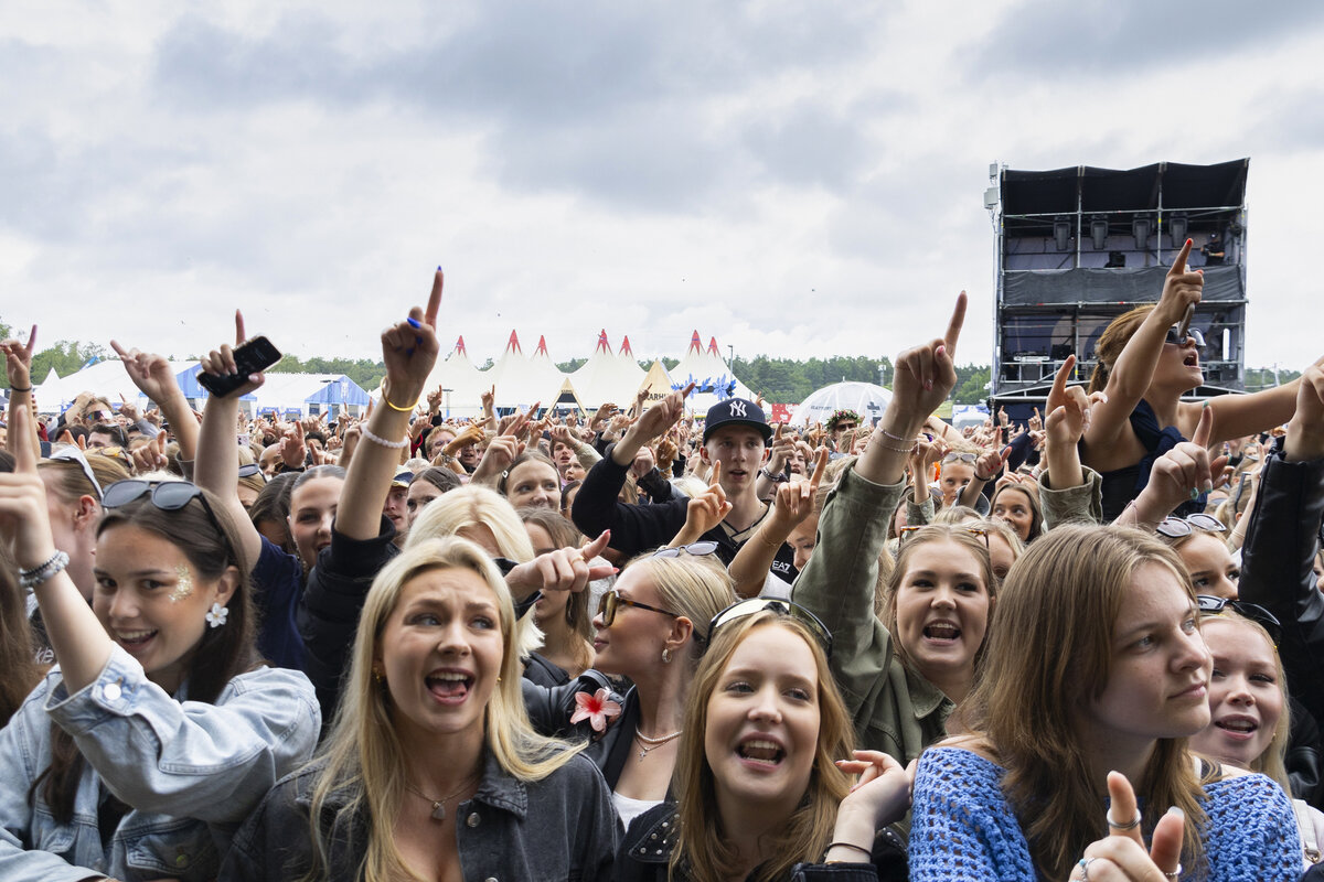 Viime kesänä Ruisrockissa juhlittiin vaihtelevassa säässä.