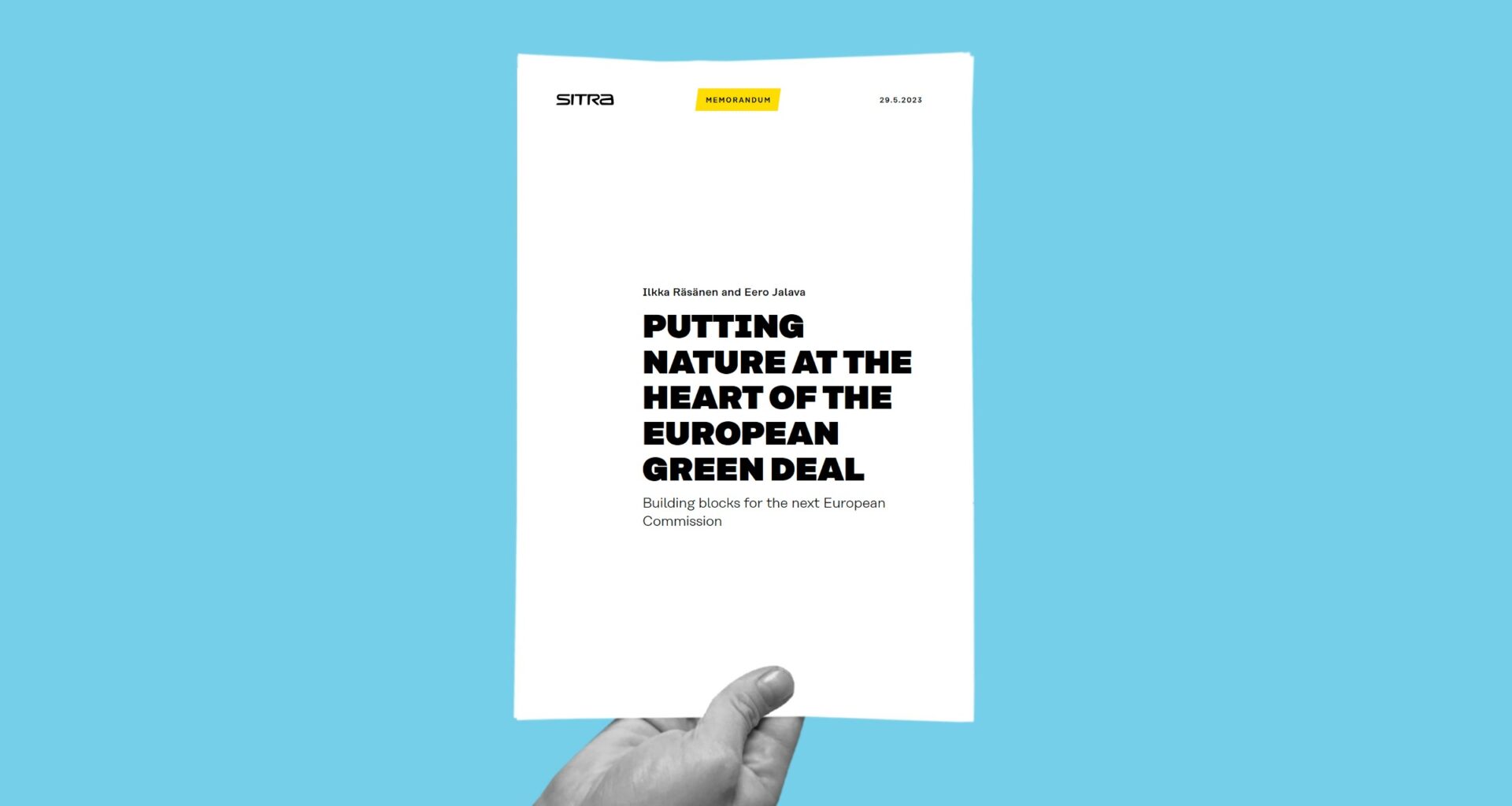 Luonto keskiöön EU:n vihreässä siirtymässä (Putting nature at the heart of the European Green Deal)