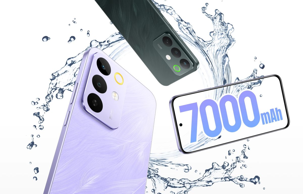 Realme C85 Pro ja kuvan Realme C85 5G tarjoavat suuren 7 000 milliampeeritunnin akun.