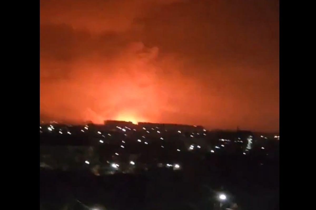 Räjähdyksiä ja liekkimeri - Venäjä saattoi menettää harvinaisen koneen