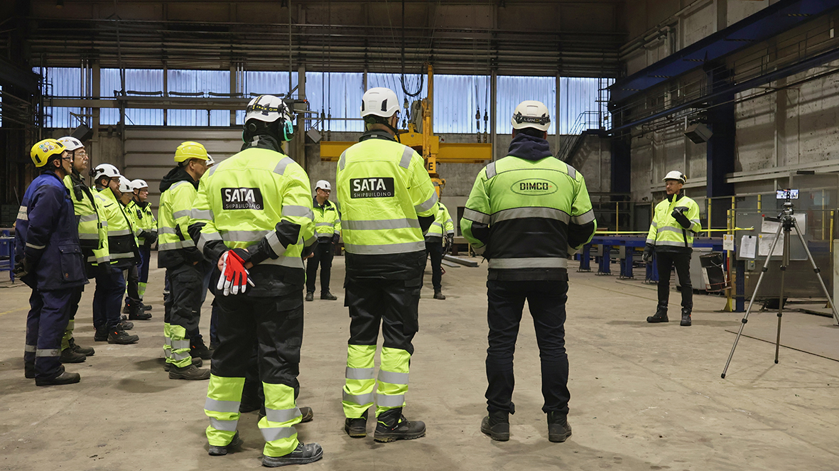 Polar Max -jäänmurtajan terästuotanto käynnistyi Porissa