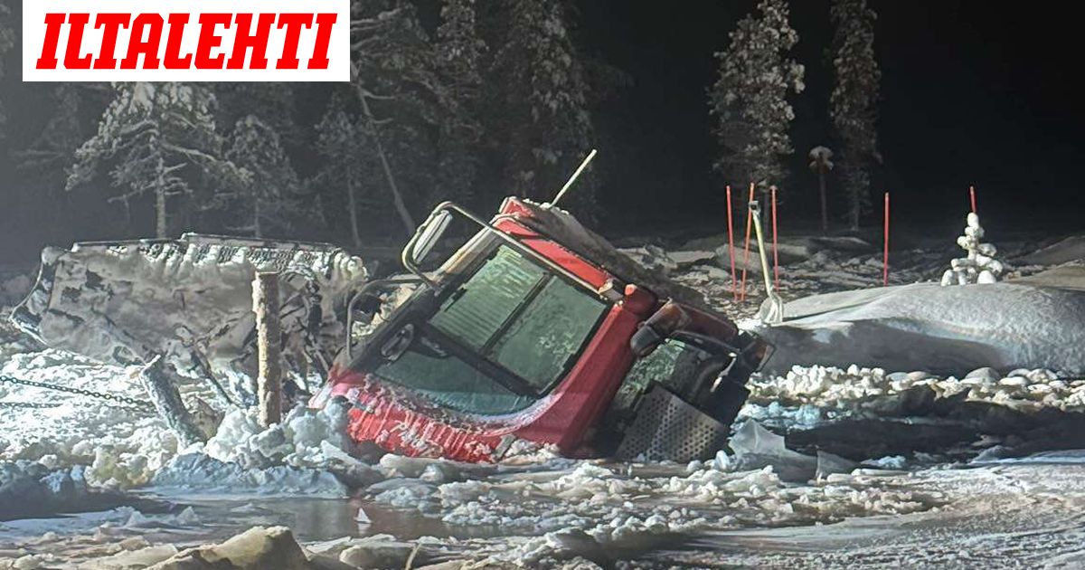 Hurjan näköinen onnettomuus Muoniossa