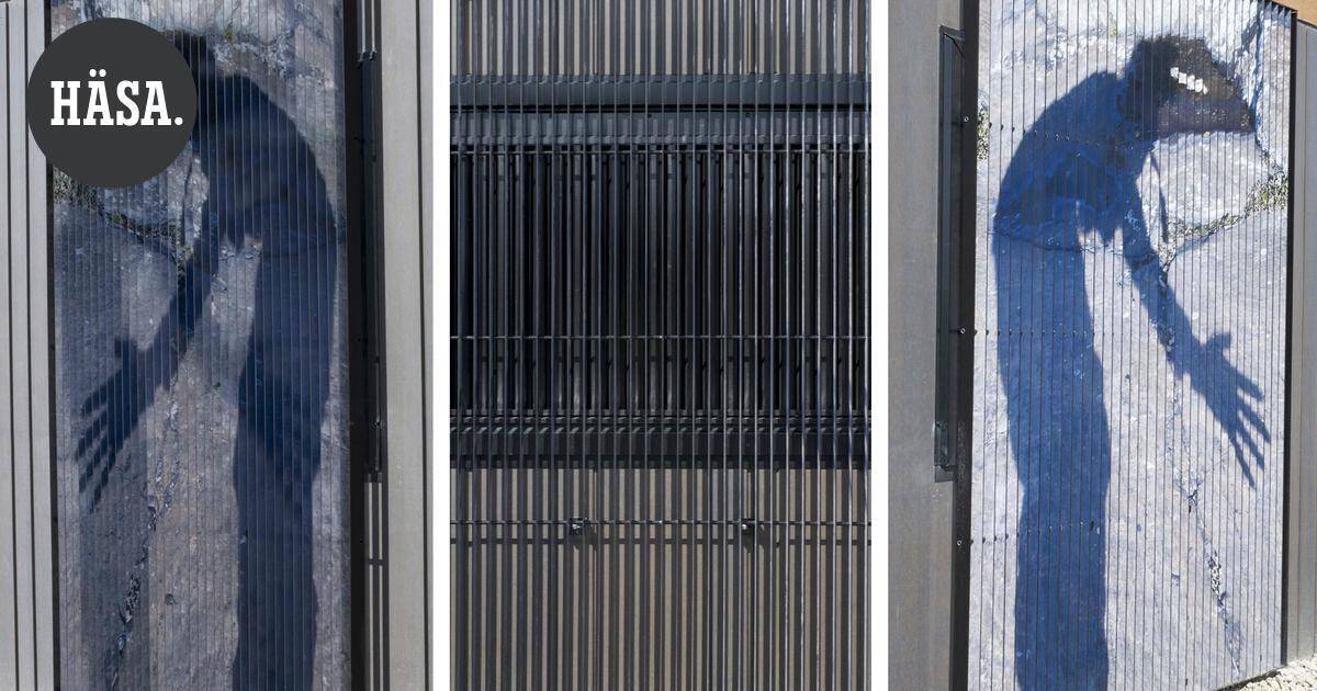 Arkistosta | Assi-sairaalan pelottaviksi koetut varjokuvat herättivät somekohun – Taiteilija iloitsee: "Ei ole ainakaan mitäänsanomaton koriste" | Paikalliset