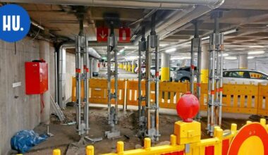 Hurja näky Itäkeskuksen parkkihallissa – "Ei sortumisvaaraa" | Paikalliset