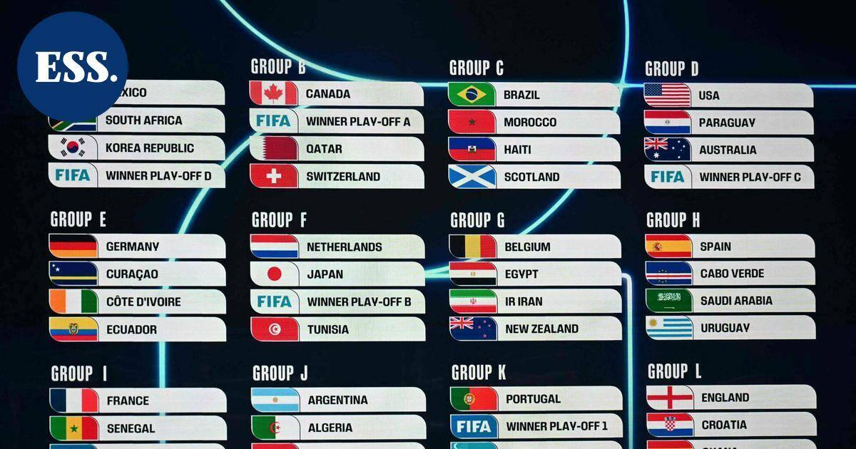 MM-jalkapallon alkulohkot arvottiin – hallitseva mestari Argentiina kohtaa Algerian, Itävallan ja Jordanian | Urheilu