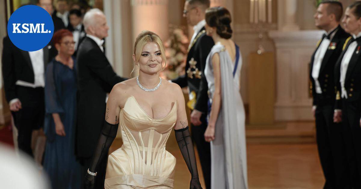 Ich komme! Erika Vikman asteli Linnaan säväyttävässä korsettimekossa ja kompasteli helmaansa | Uutissuomalainen