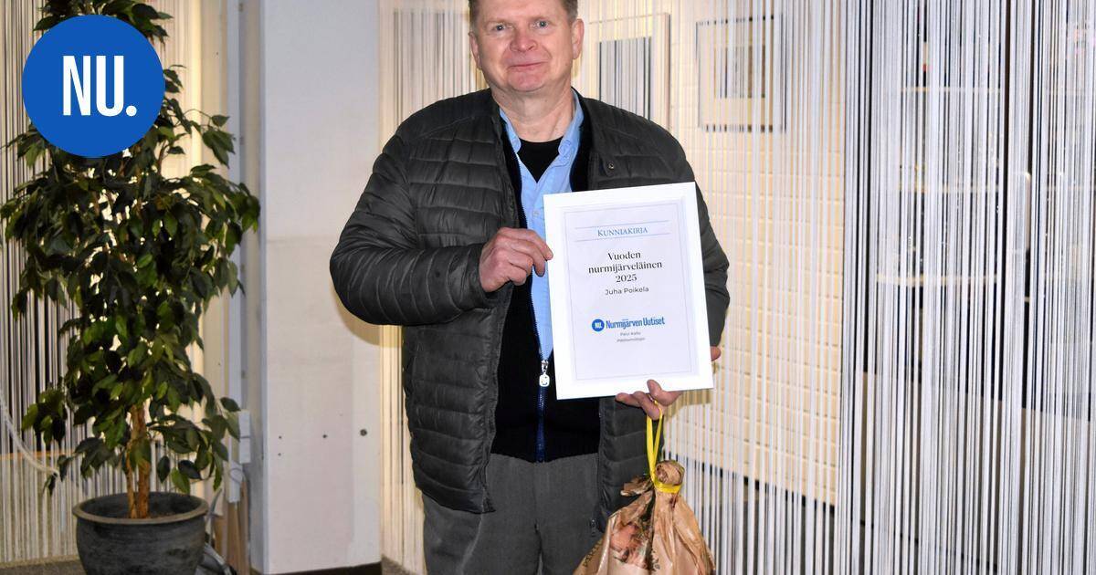 Voittaja | Juha Poikela on Vuoden nurmijärveläinen 2025! | Paikalliset