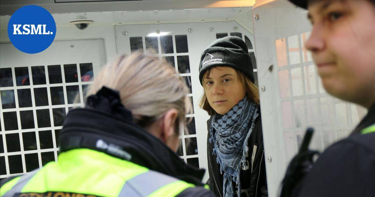 KORJAUS: Greta Thunberg pidätettiin Lontoossa aktivistiryhmää tukevassa mielenosoituksessa | Uutissuomalainen