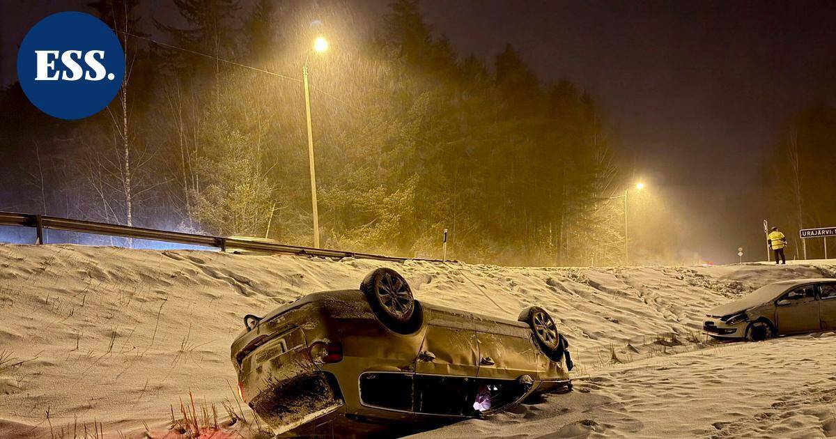 Valtatiellä 24 usean auton kolari Hollolassa - Etelä-Suomen Sanomat