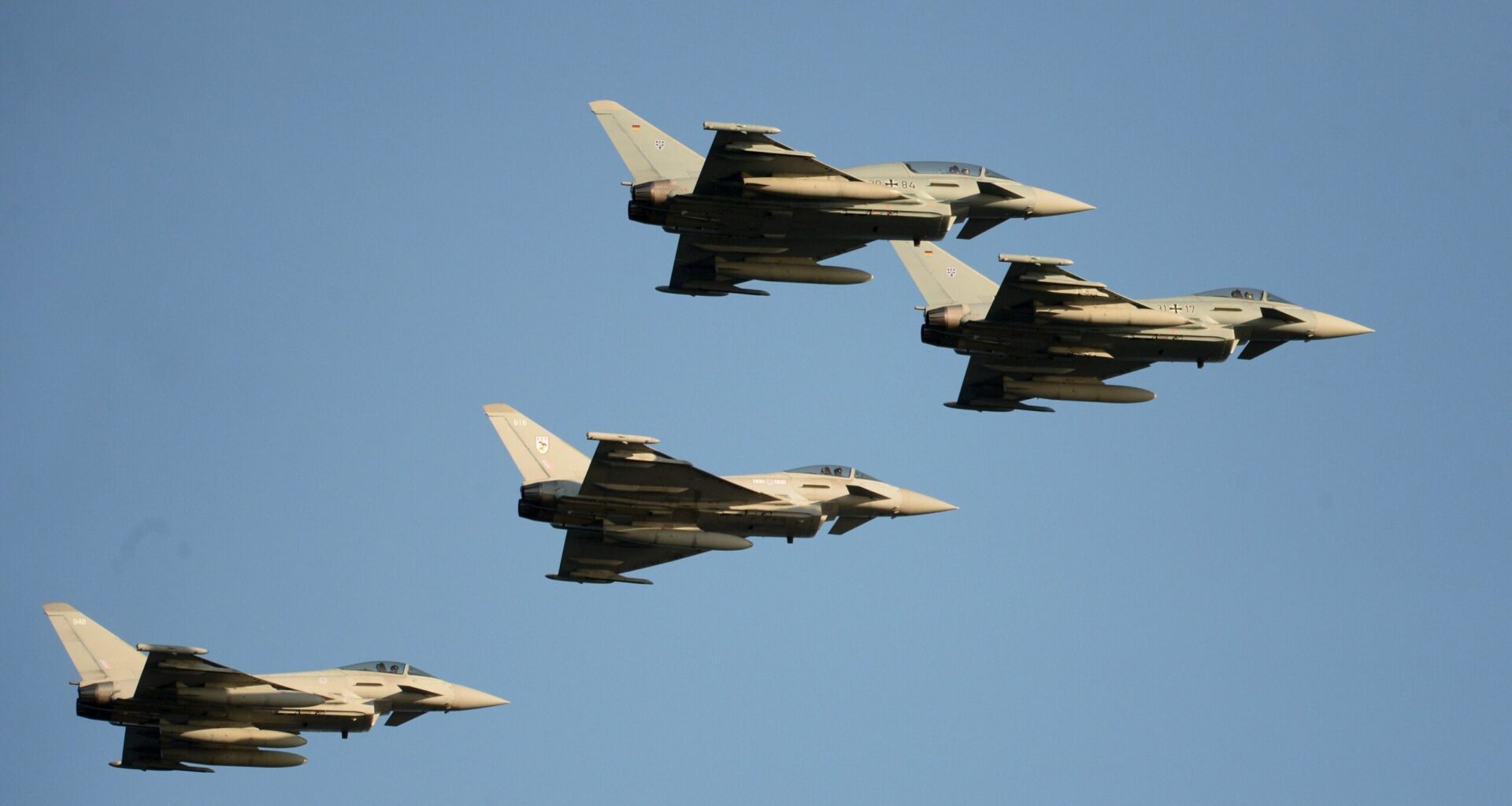 Saksan ilmavoimat harjoittelee jälleen matalalla