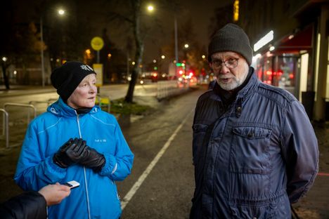 Kaisa ja Ilkka Kivinen asuvat lähellä turmapaikkaa.