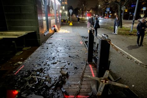 Sunnuntai-iltana turmapaikalla näytti tältä.