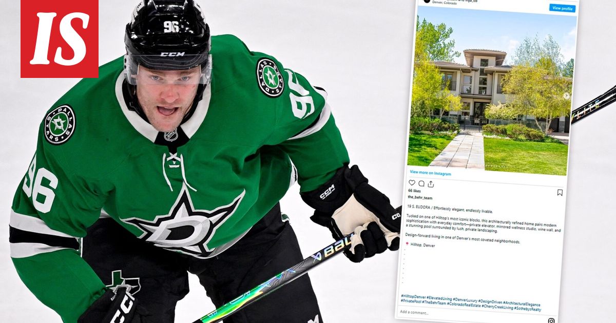 Mikko Rantanen myy ”perkeleen isoa” taloaan