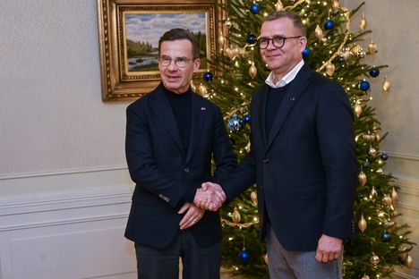 Orpo esitteli Kristerssonille Kesärannan joulukuusen.