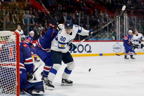 Eeli Tolvanen pelasi MM-kisoissa viime kevänä.