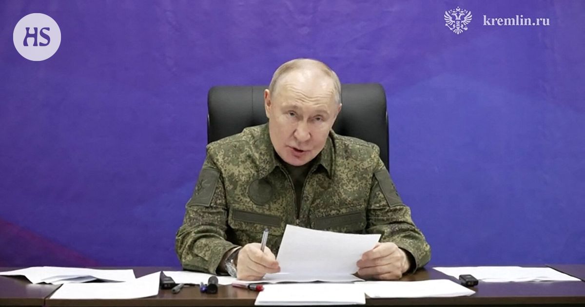 Putin kävi komentopaikalla ja puhui taas Pokrovskin valtauksesta