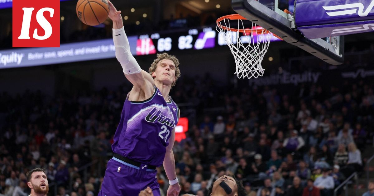 Lauri Markkanen loisti – Utah löi NBA:n huippujoukkueen