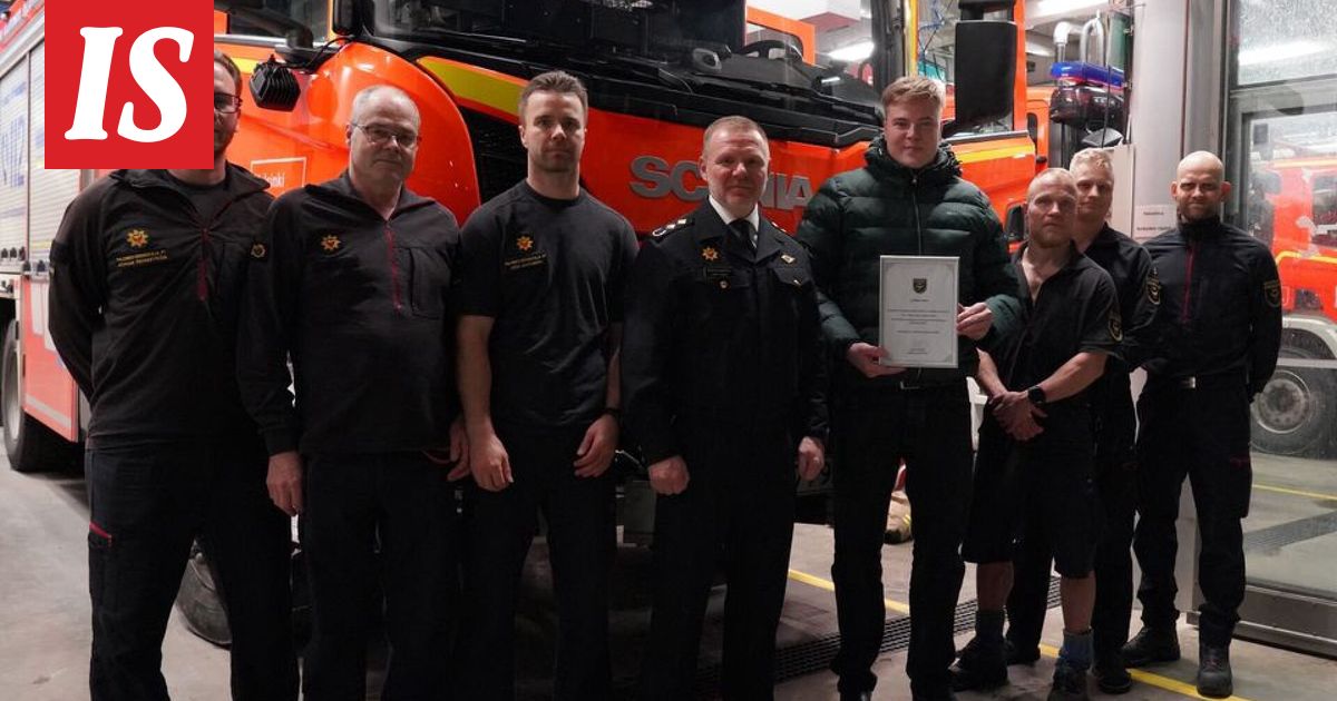 Robin Harju palkittiin Elämän liekki -palkinnolla