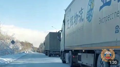 Rekat jumissa Baikalin valtatiellä.