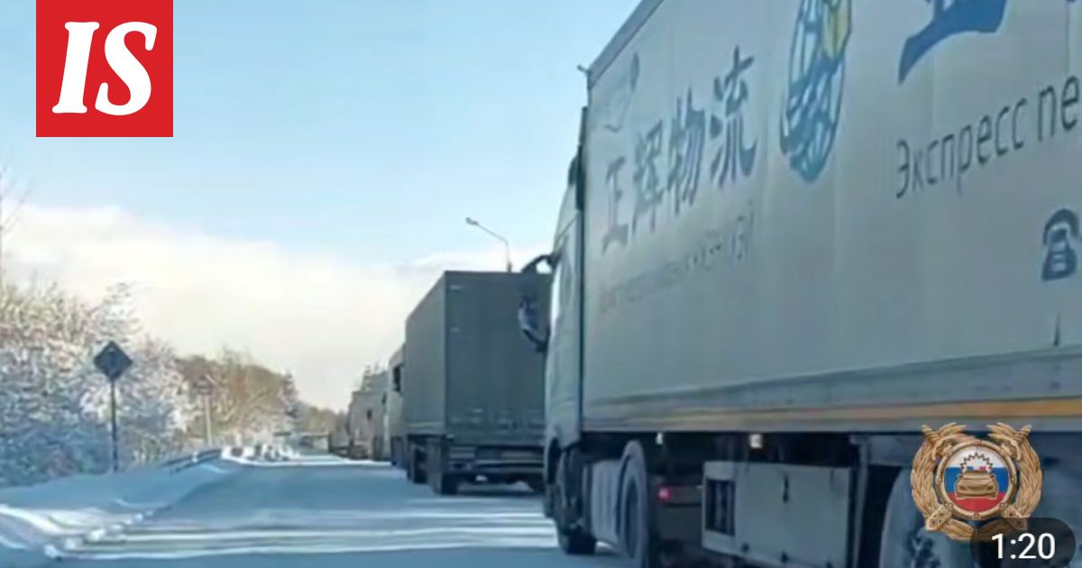 Jättimäinen ruuhka tukki Baikalin valtatien Irkutskissa Venäjällä