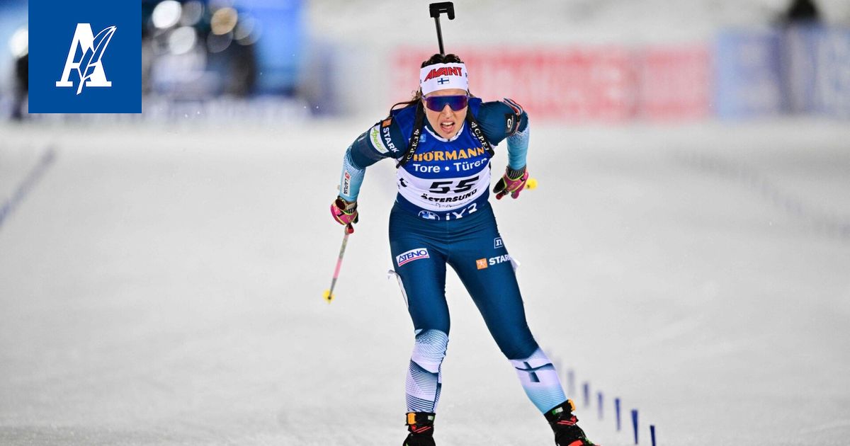 Sonja Leinamo toinen ampuma­hiihdon maailman­cupissa – Ei meinannut uskoa unelmasuoritustaan