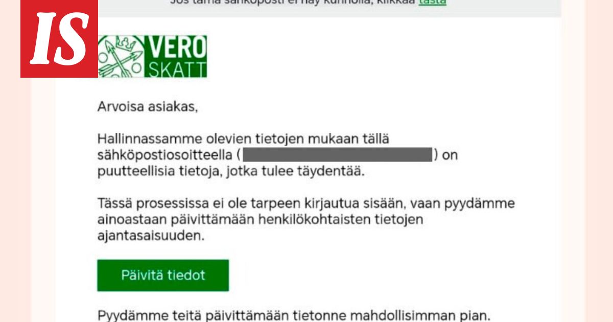 Suomen Telemarkkinointiliitto ja Kilpi-sovellus: Suomi.fi- ja veroaiheiset huijaukset kasvussa