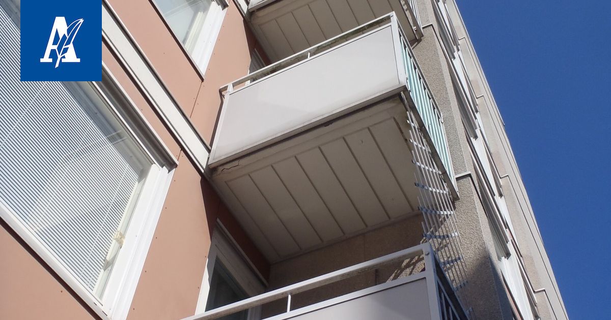 Kymmenissä tuhansissa parvekkeissa paha turvallisuuspuute