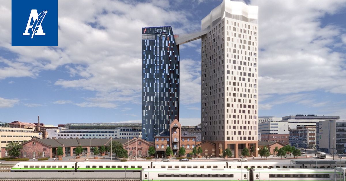 Tampereen Torni-hotellin viereen tulossa tornihotelli – ehdotus muuttui ennen näytille tuloa