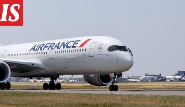 Väkivaltainen mies häiriköi Air Francen lennolla Pariisista Helsinkiin