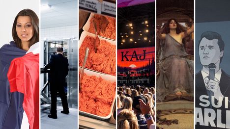 Suomalaisia kiinnostavat muun muassa ranskalaisten hoikkuus, ruumiiden käsittely, jauhelihan saatavuus, Ruotsin euroviisuedustaja KAJ, antiikin tarinahahmo Kirke ja salamurhattu Charlie Kirk.