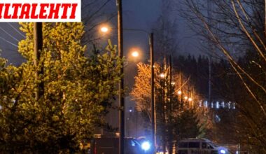 Poliisi katkaisi tien Lahdessa – Syynä vaarallinen mies