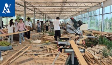 Tamkin opettaja lähti Kiinaan ja laittoi paikalliset opiskelijat keräämään rojua