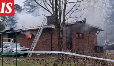 Savonlinnan Louhella tuhoutuneessa talossa asui perhe