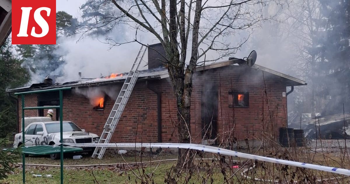 Savonlinnan Louhella tuhoutuneessa talossa asui perhe