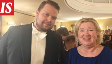 Daniel Ståhl saapui Linnan juhliin äitinsä kanssa: ”Tanssitaan!”