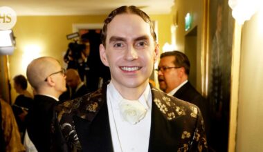 Matti Myllyaho ja Erika Vikman juhlivat yhdessä pukuäänestyksen kärkisijojaan