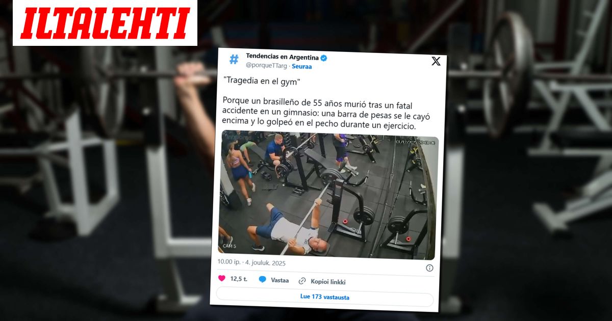 Video kuntosalikuolemasta järkyttää – Ethän tee tätä simppeliä virhettä?