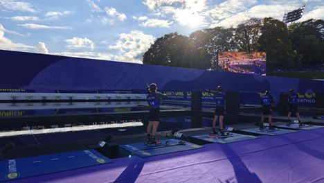 ESB-2-taulut olivat käytössä Münchenin ampumahiihtotapahtumassa.