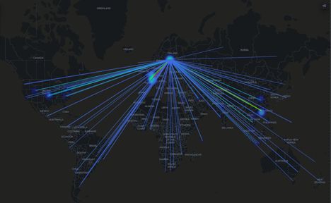 Hyökkäyksiä tulee ympäri maailmaa. Yleensä niitä tekevät saastuneet koneet, joten niiden alkuperää ei tavata salata.