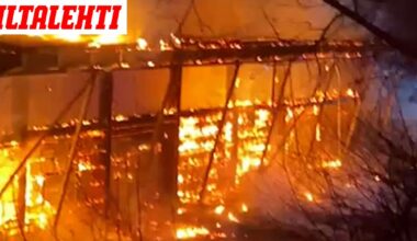 Hakan kotikenttä ilmiliekeissä Valkeakoskella: "Taivaalla asti näkyi liekit"