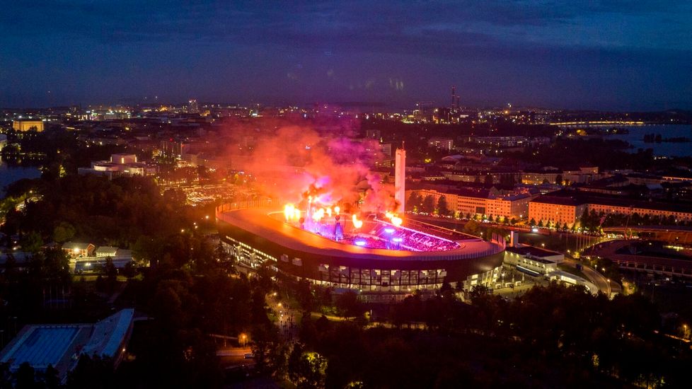 Rammstein konsertoi Olympiastadionilla toukokuussa 2023. Täpötäydellä stadionilla poliitikoista ilmaislipulla on kertonut olleensa vain Riikka Purra.