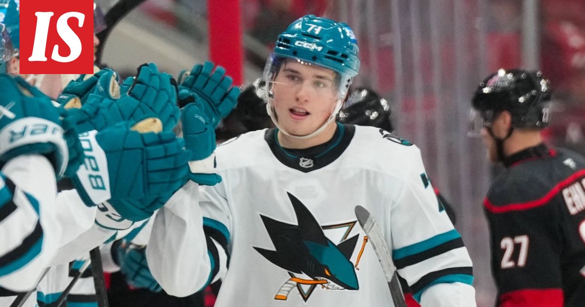 NHL: Macklin Celebrini liittyi hurjaan joukkoon