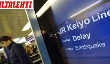 Voimakas maanjäristys Japanissa – Varoitus isoista tsunamiaalloista