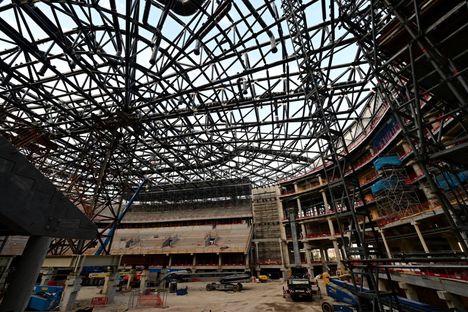 Kuva Milanon areenasta heinäkuulta.